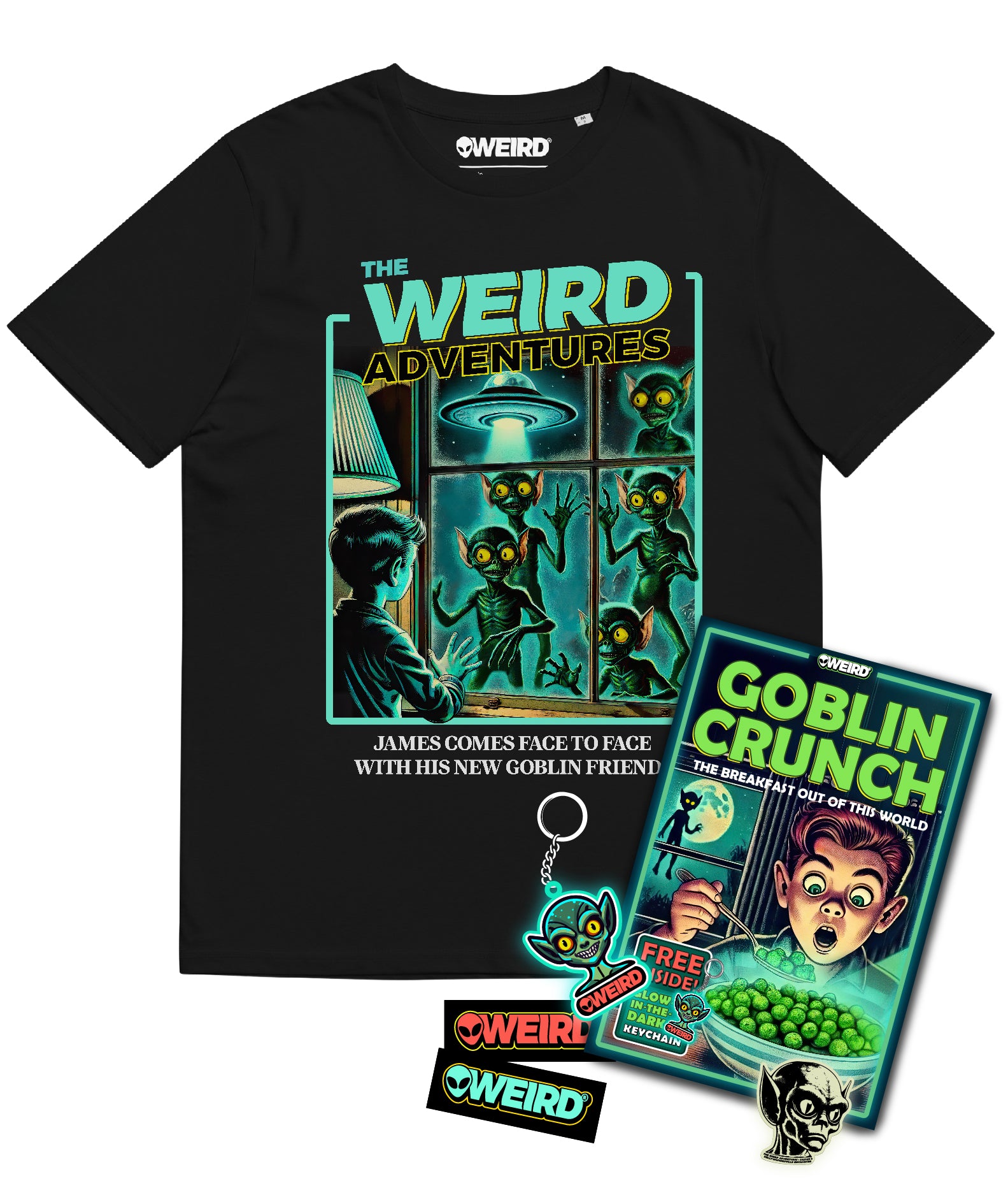 T-shirt New goblin friends + GOBLIN CRUNCH Box
