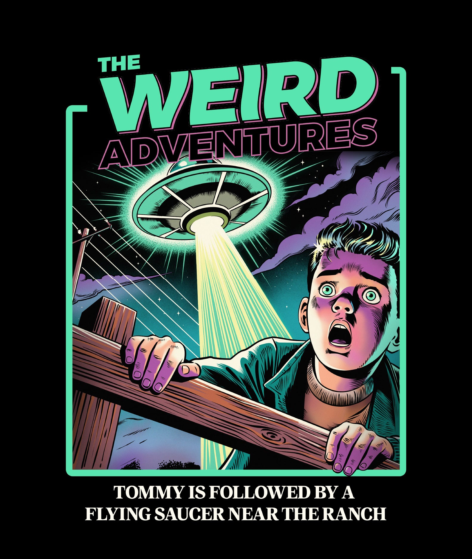 FOLLOWED BY FLYING SAUCER