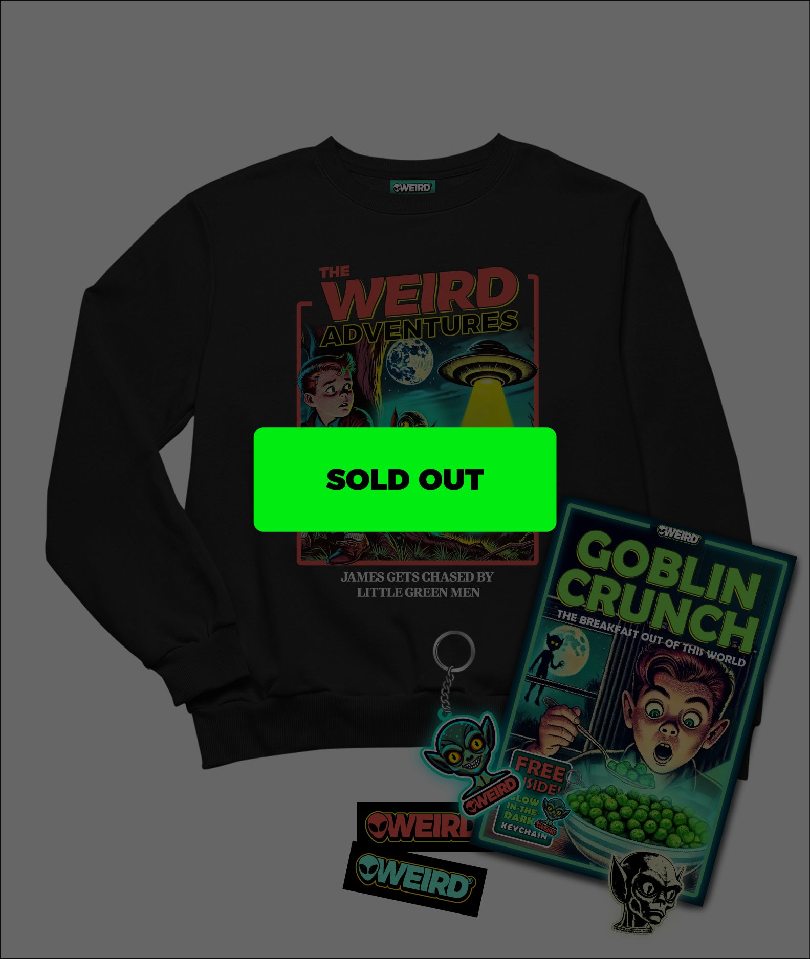 SWEAT LITTLE GREEN MEN