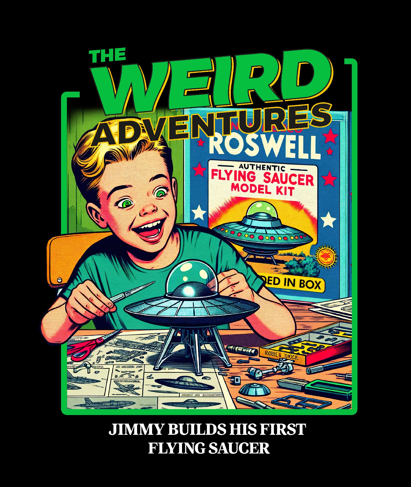 FLYING SAUCER BUILDING SET