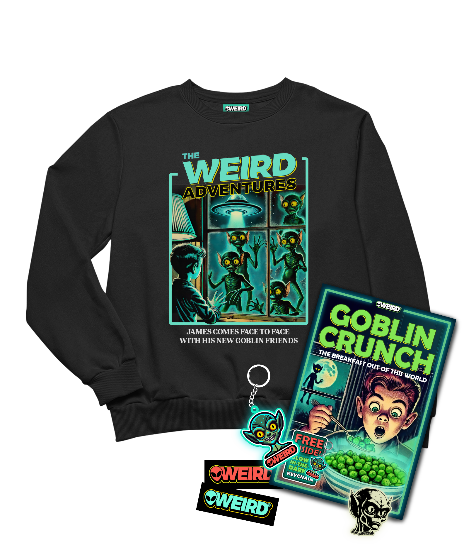 Sweat New goblin friends + GOBLIN CRUNCH Box