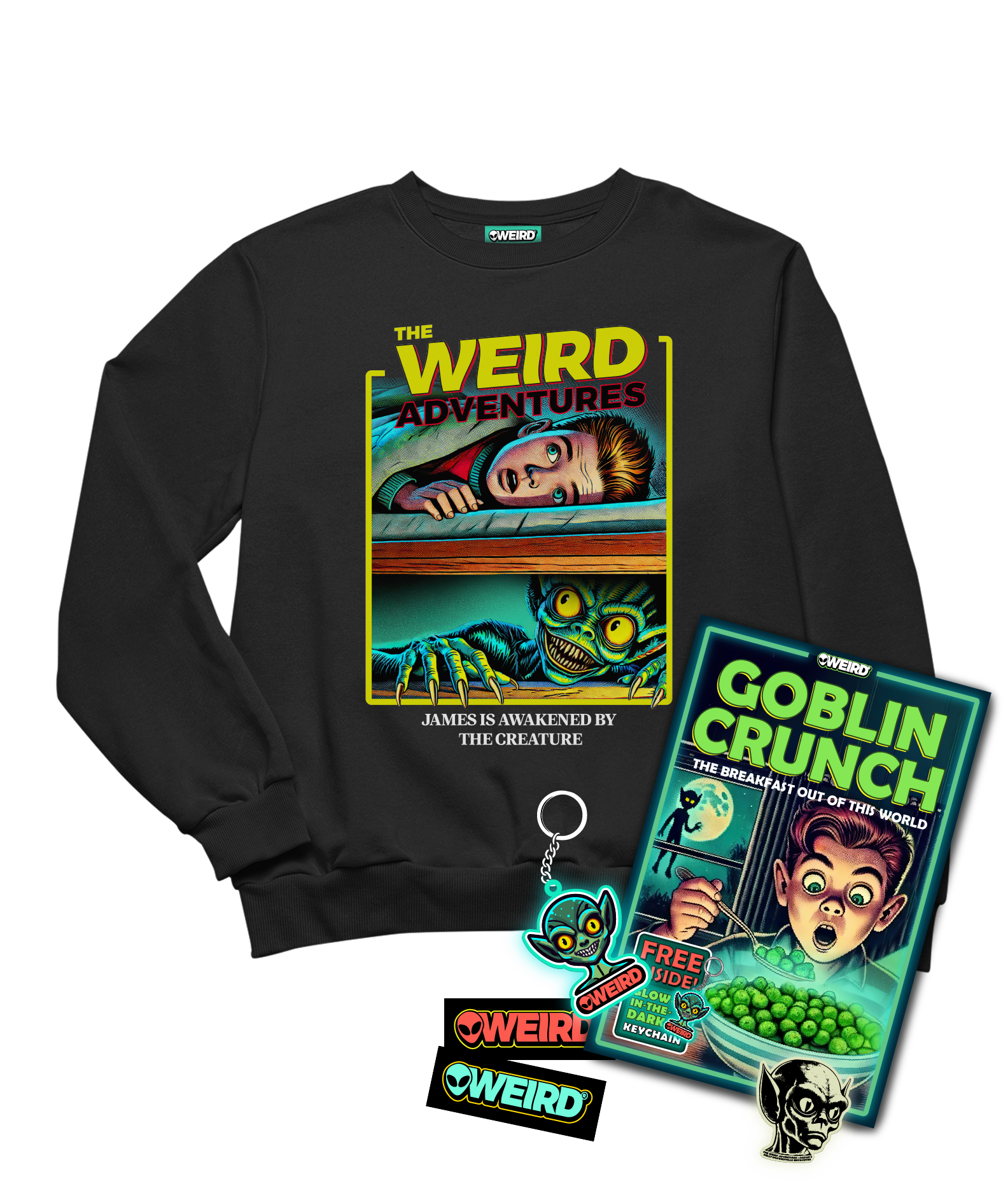 Sweat The creature GOBLIN + CRUNCH Box