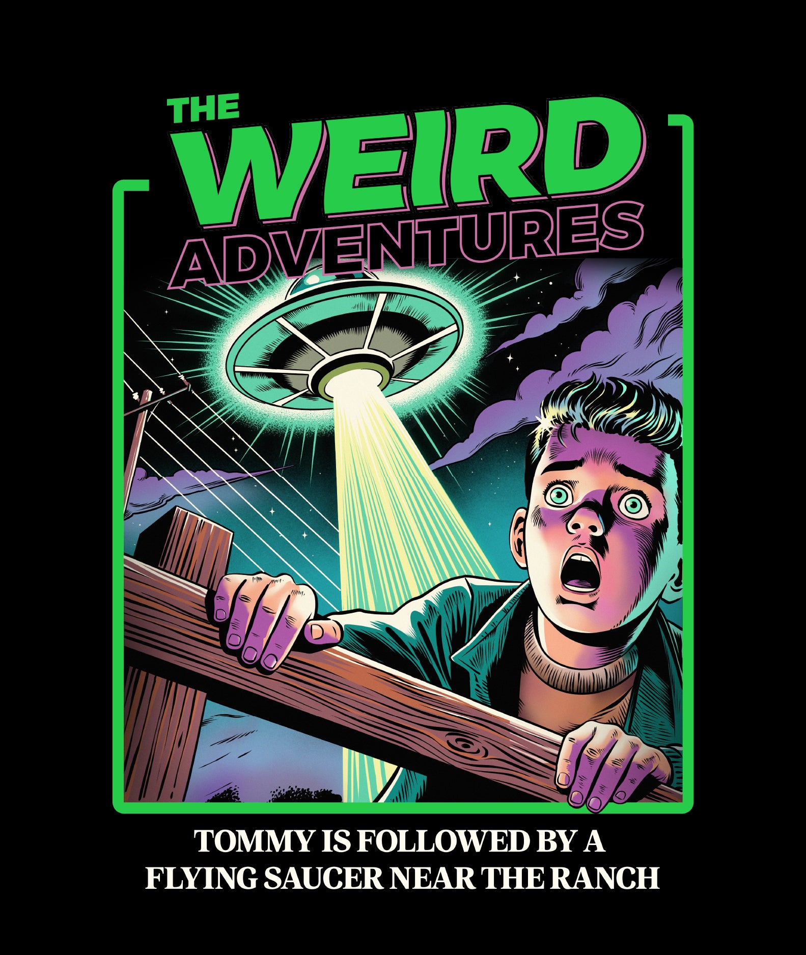 FOLLOWED BY FLYING SAUCER